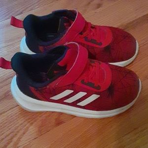 Toddler Spiderman Adidas sneakers